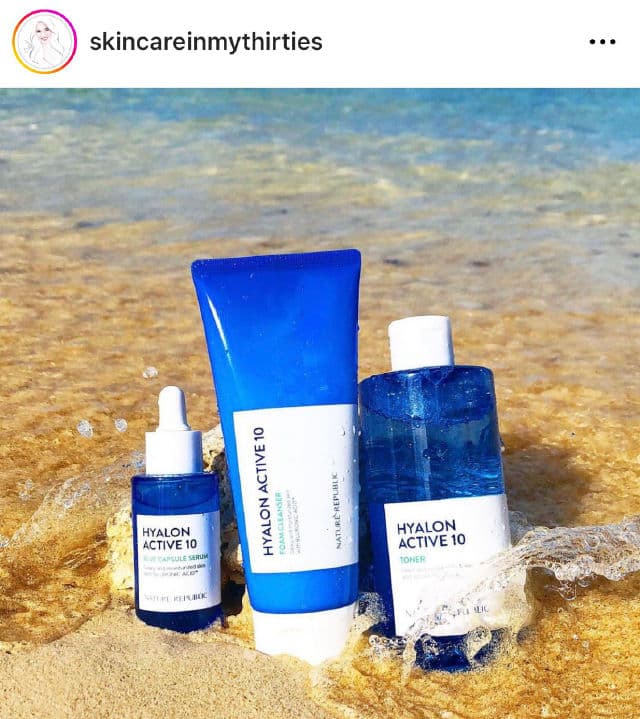 NATURE REPUBLIC Hyalon Active 10 Foam Cleanser  review photo by skincareinmythirties