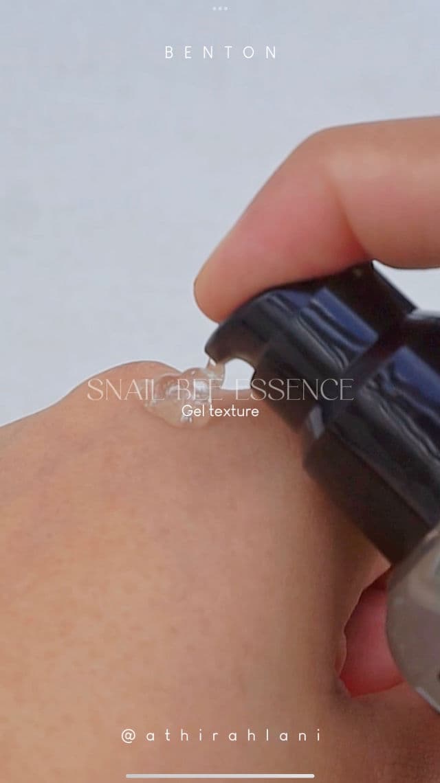 BENTON Snail Bee High Content Essence review photo by athirahlani