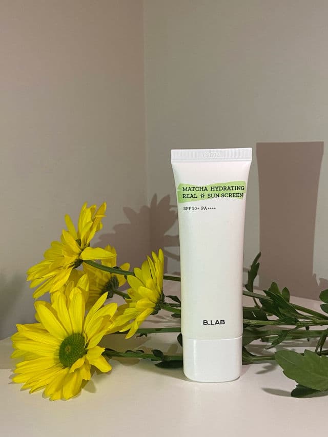 B_LAB Matcha Hydrating Real Sun Screen SPF 50+ PA++++ review photo by CollectionSensations