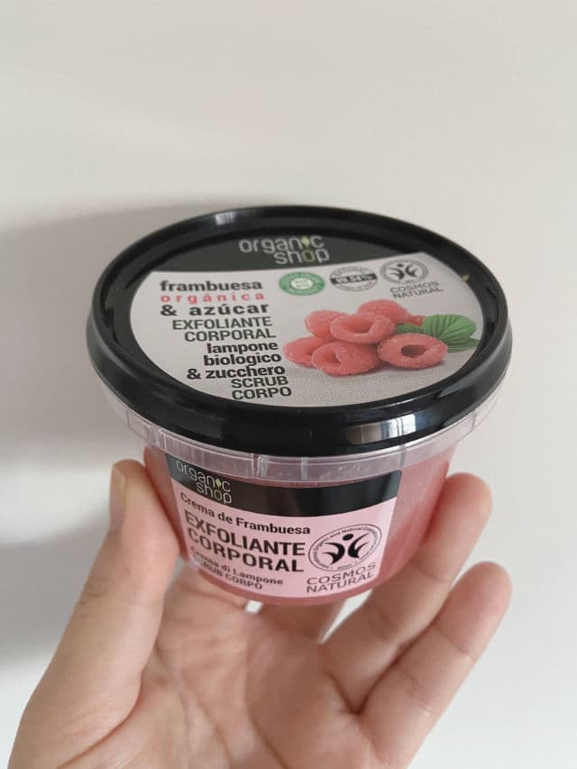 Organic Shop Organic Raspberry & Sugar Body Scrub review photo by carolesleo