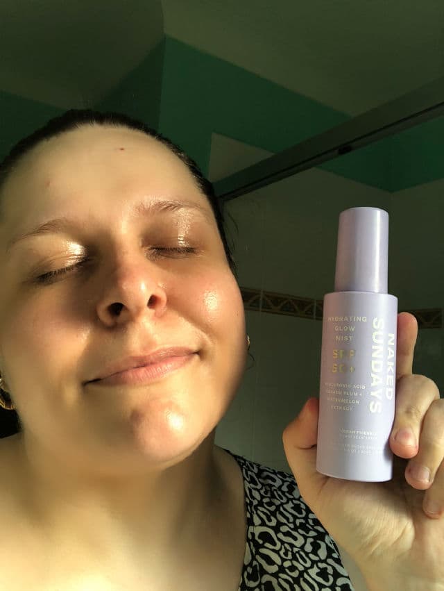 Naked Sundays SPF50+ Hydrating Glow Mist review photo by Shanneene