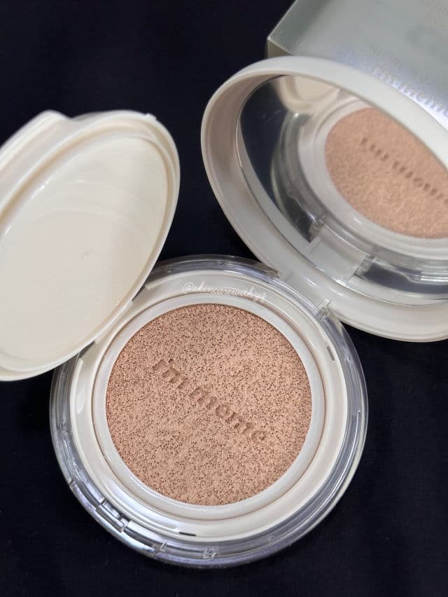 I'M MEME Wonder Cover Lasting Cushion SPF50+ PA++++ review photo by skincarewithyq