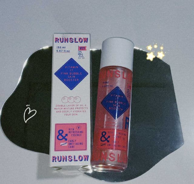 Runslow Vitamin 17 Pink Bubble Skin Booster review photo by xinyen