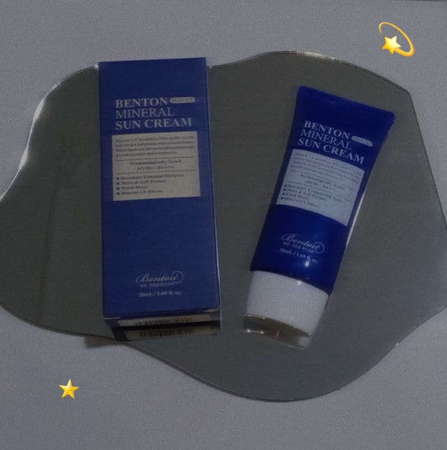 BENTON Mineral Sun Cream SPF50+/PA++++ review photo by xinyen