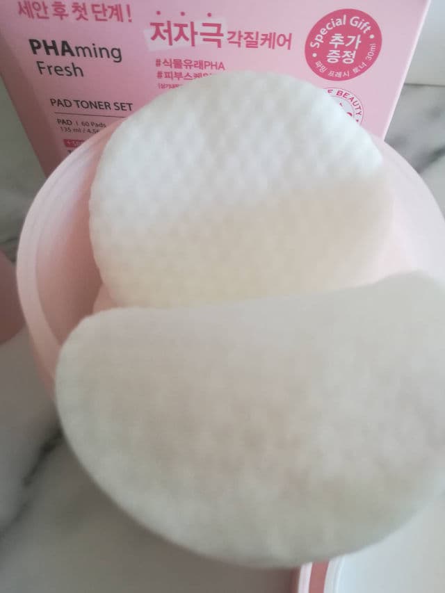 Jayjun PHAming Fresh Toner Pads review photo by dfs