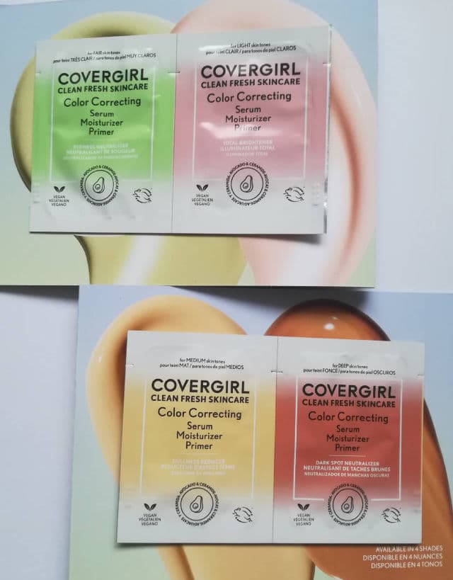 CoverGirl Clean Fresh Skincare Color Correcting Serum Moisturizer Primer - 100 Redness Neutralizer - Fair Skin Tones review photo by dfs