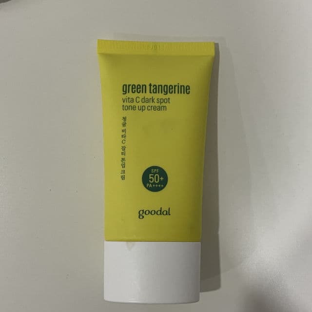 GOODAL Green Tangerine Vita C Dark Spot Tone Up Cream SPF50+ PA++++  review photo by joyee080