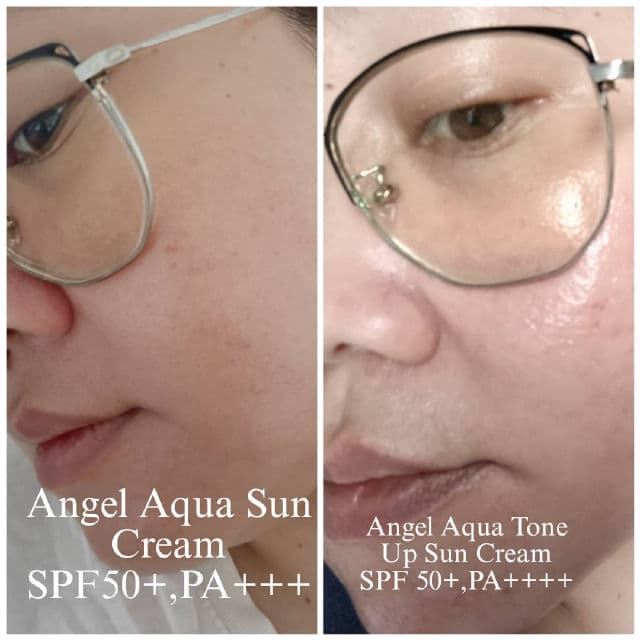 Beyond Angel Aqua Tone Up Sun Cream SPF50+ PA++++ review photo by Jamalia