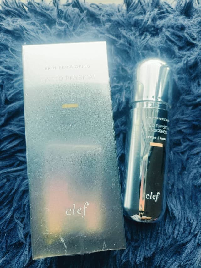 clef Skin Perfecting Tinted Physical Sunscreen SPF30 review photo by Jamalia