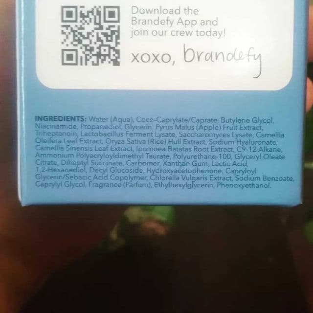 Brandefy Water Cream Oil-Free Moisturizer review photo by Picky36781