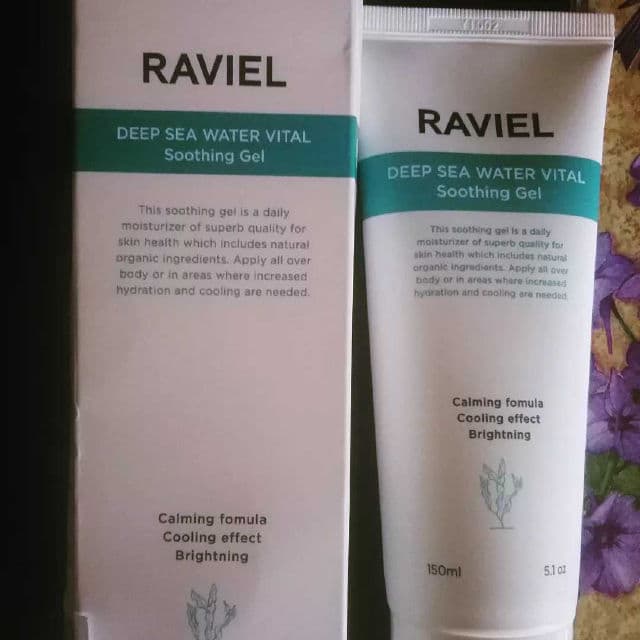 RAVIEL Deep Sea Water Vital Soothing Gel review photo by Picky36781