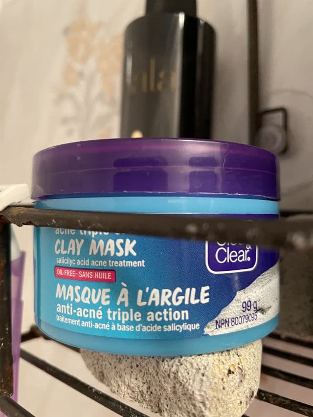 Clean & Clear Acne Triple Clear Clay Face Mask, Salicylic Acid review photo by Pickyplans