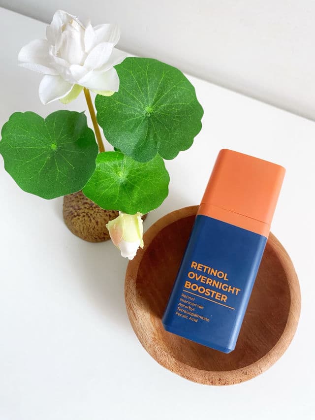 The Mango Flamingo Retinol Overnight Booster review photo by cikbskincarestories