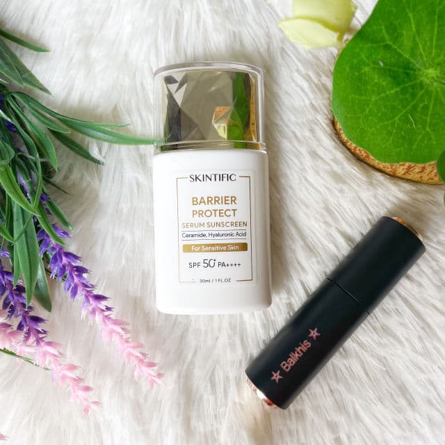 Skintific Barrier Protect Sunscreen SPF50 PA++++ review photo by cikbskincarestories