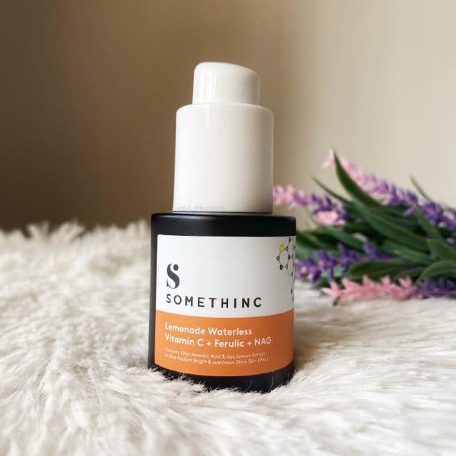 Somethinc Lemonade Waterless Vitamin C + Ferulic + NAG review photo by cikbskincarestories