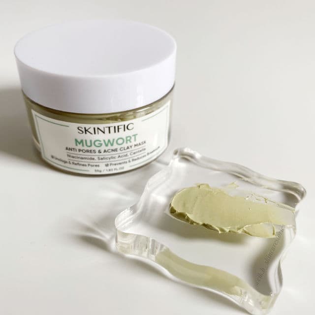 Skintific Mugwort Anti Pores & Acne Clay Mask review photo by cikbskincarestories