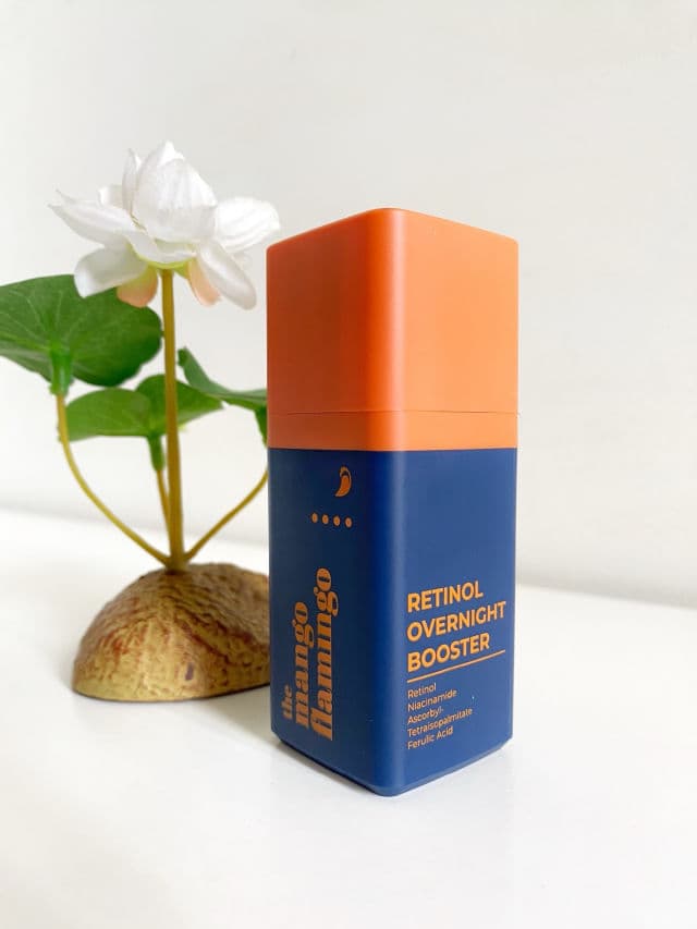 The Mango Flamingo Retinol Overnight Booster review photo by cikbskincarestories