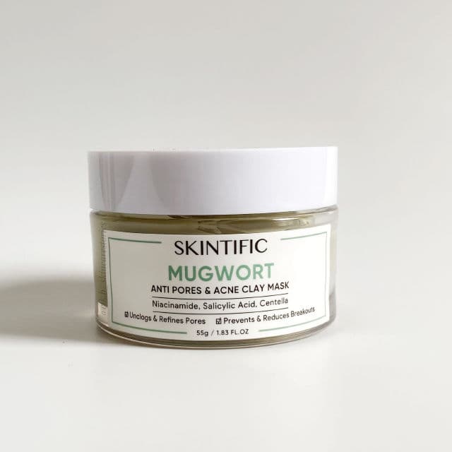 Skintific Mugwort Anti Pores & Acne Clay Mask review photo by cikbskincarestories
