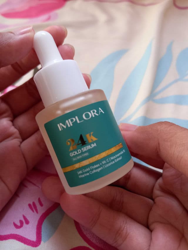 Implora 24k Gold Serum review photo by witchedhazel