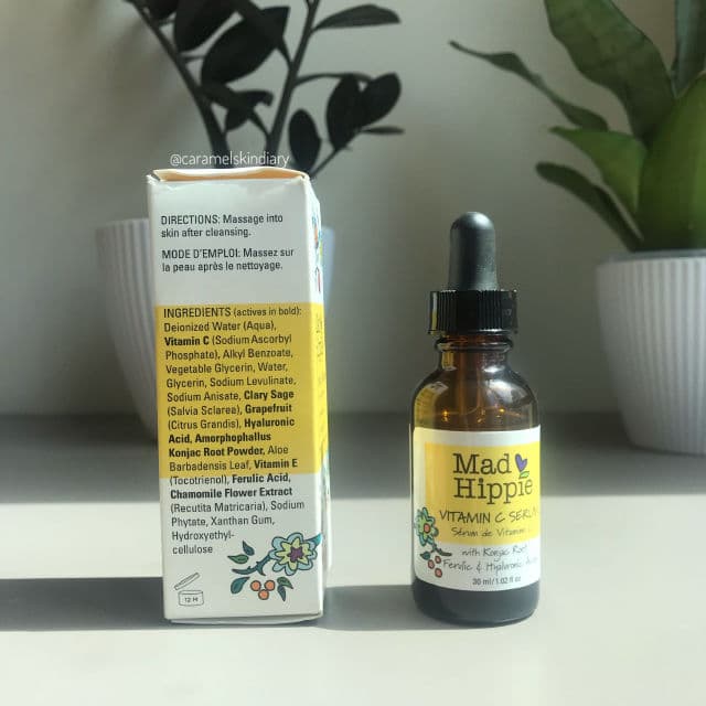 Mad Hippie Vitamin C Serum review photo by caramelskindiary