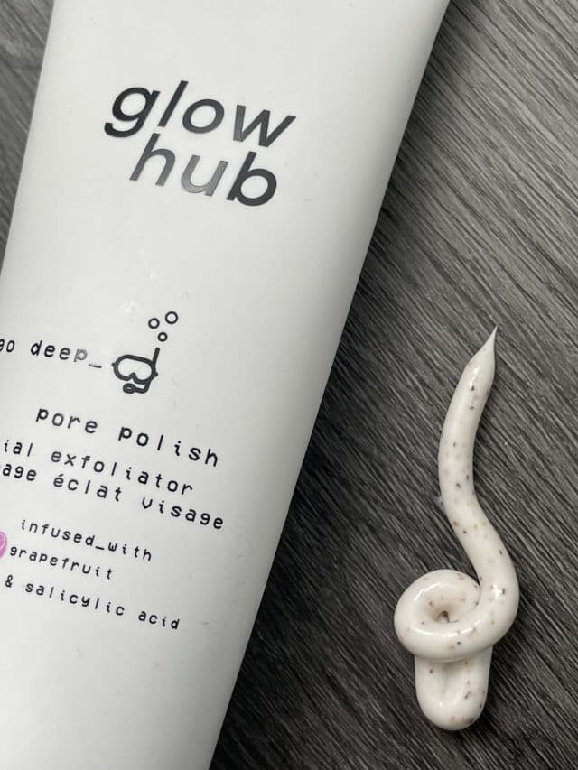 Glow Hub Pore Polish Facial Exfoliator review photo by Skincareandfood