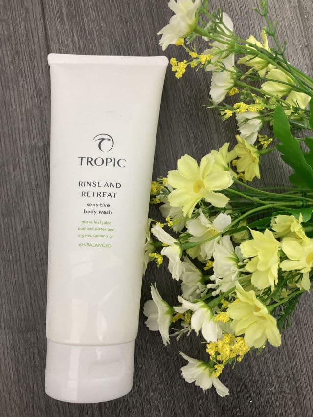Tropic Skincare Rinse and Retreat Sensitive Body Wash review photo by Skincareandfood