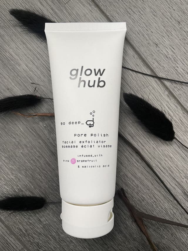Glow Hub Pore Polish Facial Exfoliator review photo by Skincareandfood
