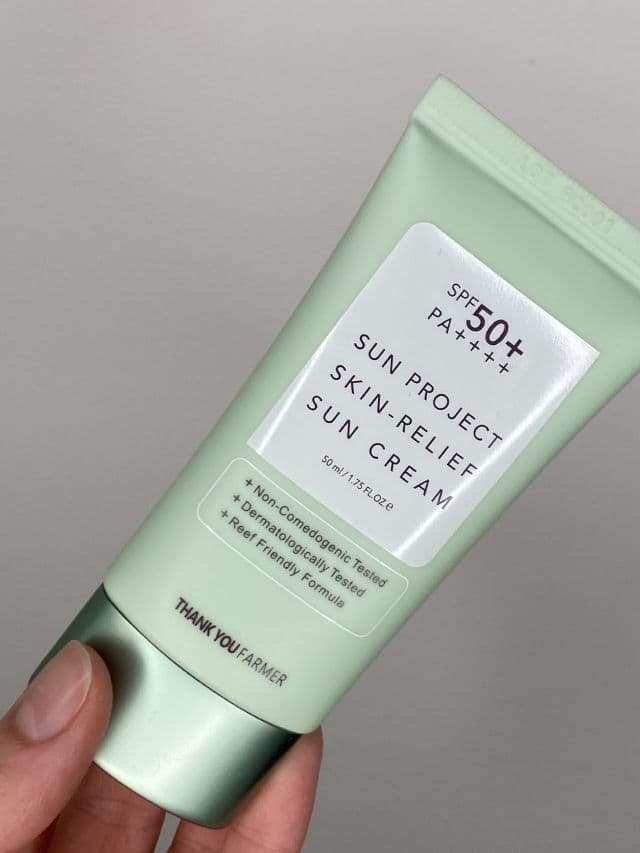 Sun Project Skin Relief Sun Cream SPF50+ PA++++ product review