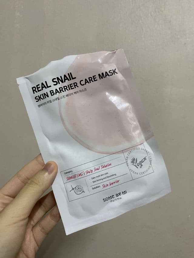 Some By Mi Real Snail Skin Barrier Care Mask review photo by Asherrr