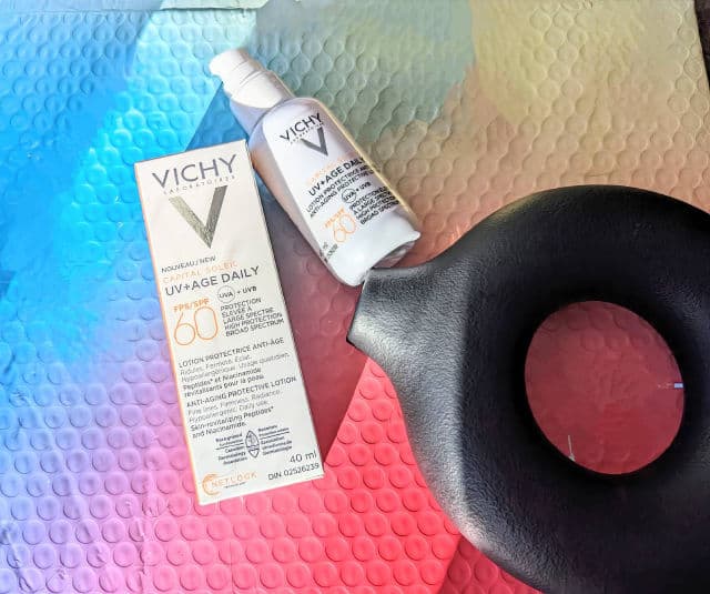 Vichy Laboratories Capital Soleil UV-Age Daily Anti Photo-Aging Wated Fluid SPF50+ PA++++ review photo by remedyforbeauty
