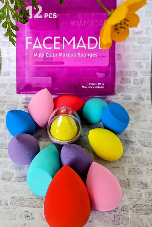Facemade Multi Color Makeup Sponges review photo by remedyforbeauty