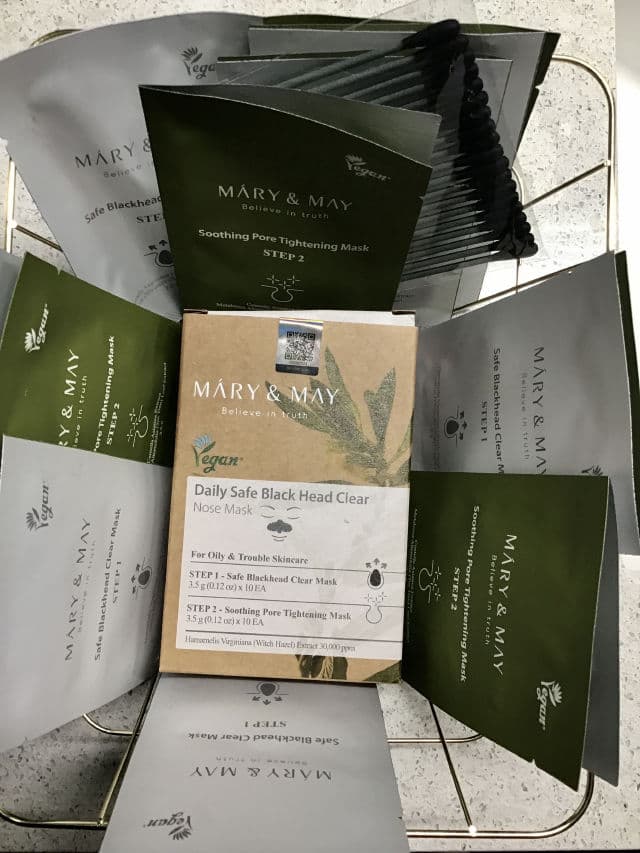 Mary&May Daily Safe Black Head Clear Nose Mask (Step 1) review photo by remedyforbeauty