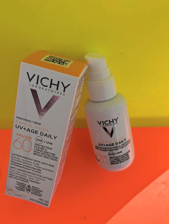 Vichy Laboratories Capital Soleil UV-Age Daily Anti Photo-Aging Wated Fluid SPF50+ PA++++ review photo by remedyforbeauty