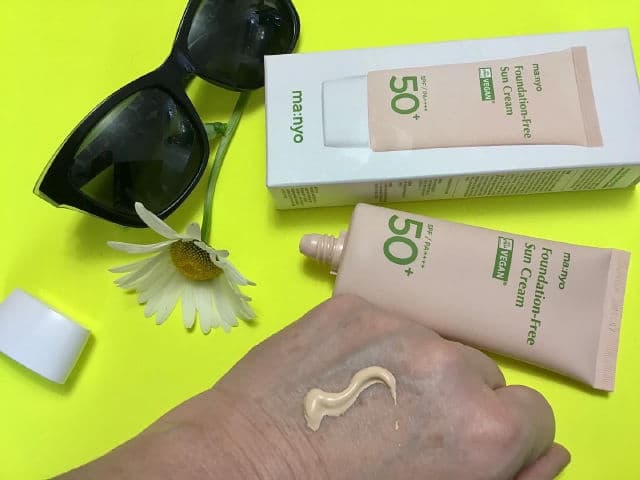 manyo Foundation-Free Sun Cream SPF50+ PA++++ review photo by remedyforbeauty
