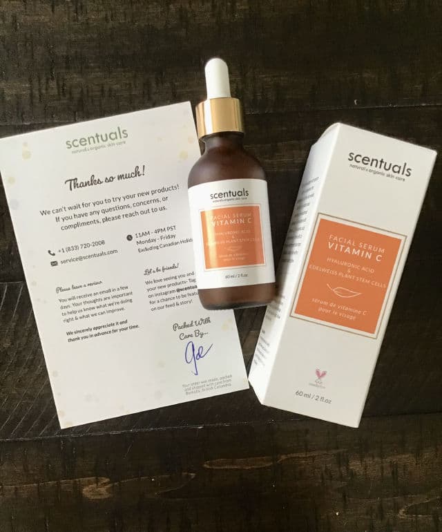 Scentuals Vitamin C Facial Serum review photo by remedyforbeauty