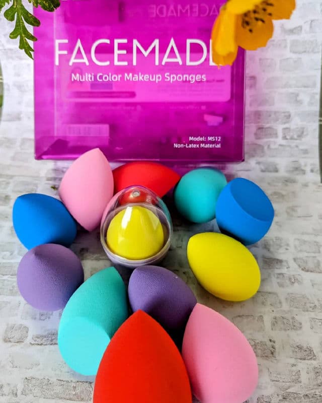 Facemade Multi Color Makeup Sponges review photo by remedyforbeauty