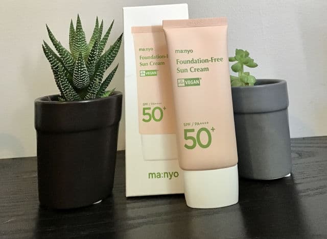 manyo Foundation-Free Sun Cream SPF50+ PA++++ review photo by remedyforbeauty