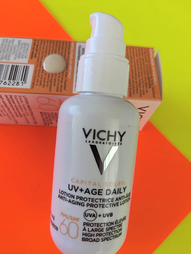 Vichy Laboratories Capital Soleil UV-Age Daily Anti Photo-Aging Wated Fluid SPF50+ PA++++ review photo by remedyforbeauty