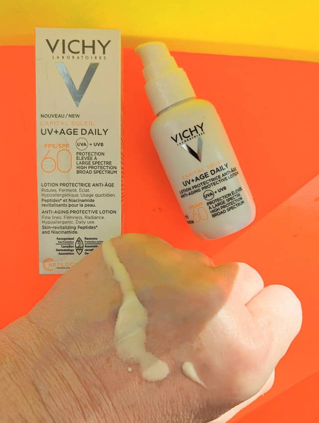 Vichy Laboratories Capital Soleil UV-Age Daily Anti Photo-Aging Wated Fluid SPF50+ PA++++ review photo by remedyforbeauty