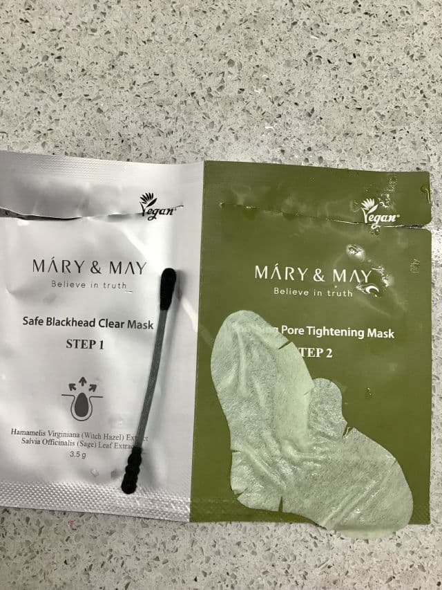 Mary&May Daily Safe Black Head Clear Nose Mask (Step 1) review photo by remedyforbeauty