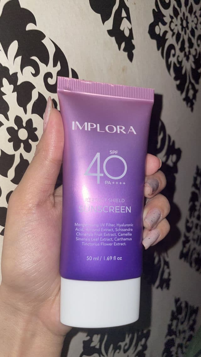 Implora Perfect Shield Sunscreen SPF 40 PA++++ review photo by veraws99
