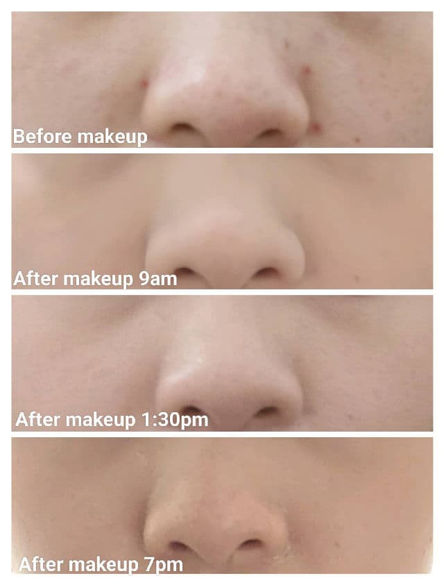 I'M MEME Pink Blur Tone-Up Pact review photo by Naturalskinismygoal