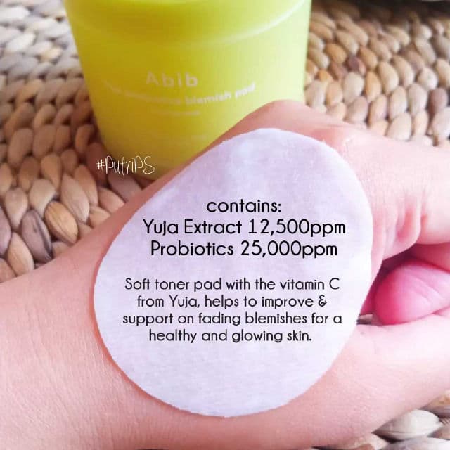 Abib Yuja Probiotics Blemish Pad Vitalizing Touch review photo by lilprincess