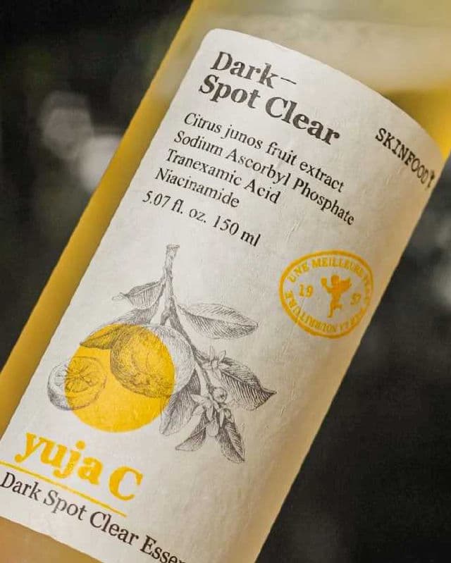 SKINFOOD Yuja C Dark Spot Clear Essence review photo by Imperfectskin