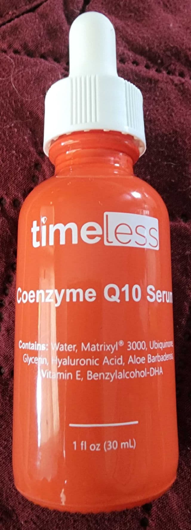Timeless Coenzyme Q10 with Hyaluronic Acid Serum review photo by ChrisB