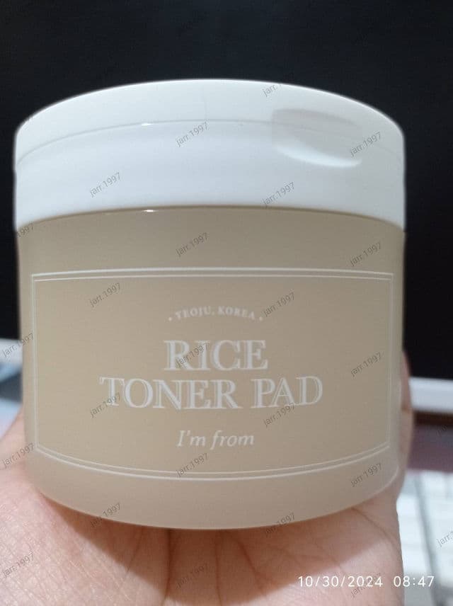 I'M FROM Rice Toner Pad review photo by jann2828