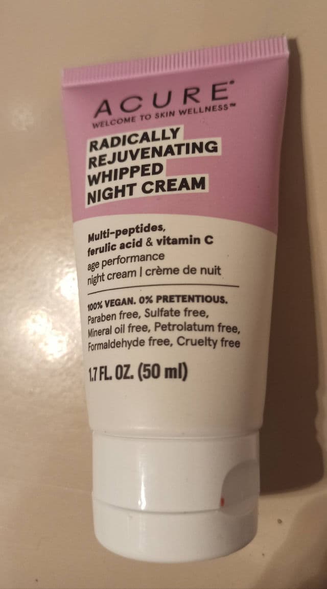 Acure Radically Rejuvenating Whipped Night Cream review photo by raque