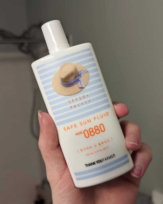 THANK YOU FARMER Safe Sun Fluid Age 0880 SPF50 + PA++++ review photo by Renterese