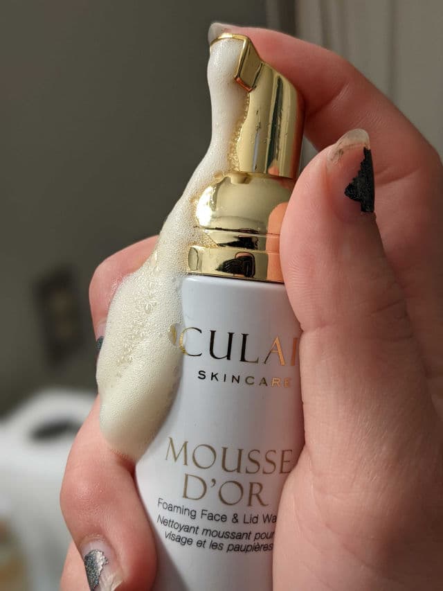 Oculaire Skincare Mousse d'or Foaming Face & Lid Wash review photo by Renterese