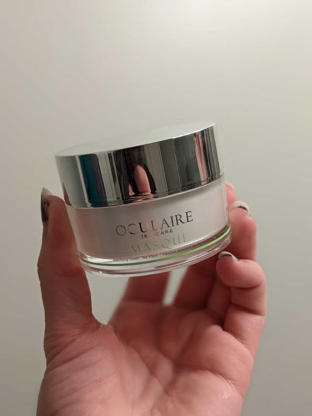Oculaire Skincare Masque Mattifying Green Tea Mask review photo by Renterese